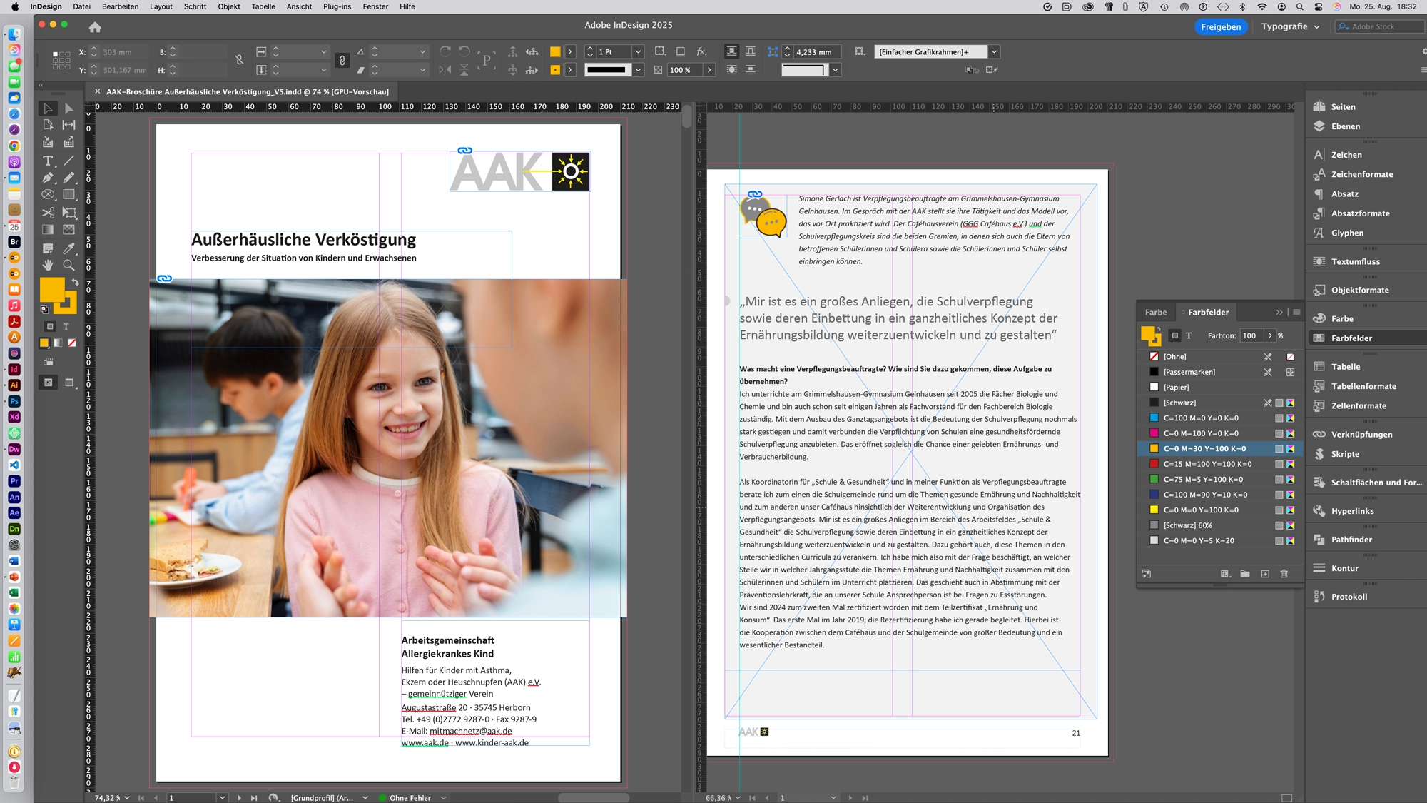 3 - InDesign: Layout Broschüre